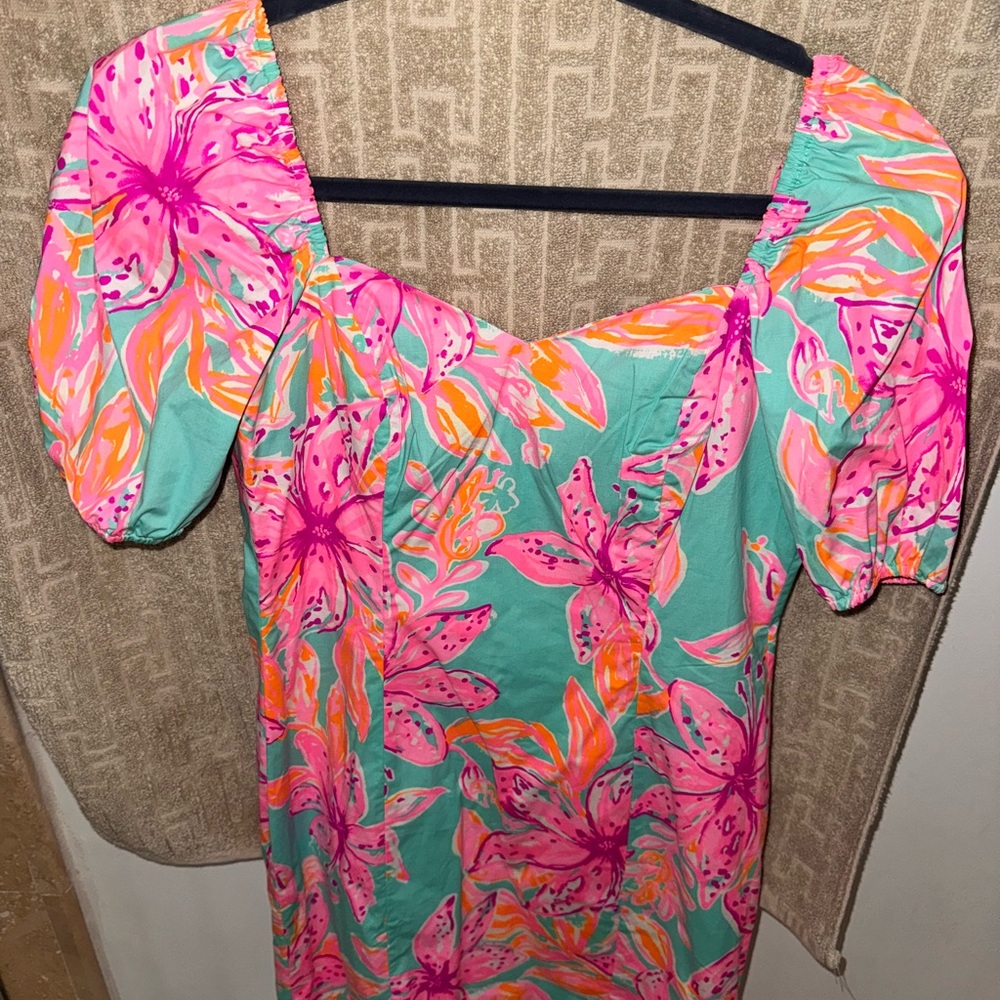Lilly Pulitzer - Floral Puff Sleeve Dress